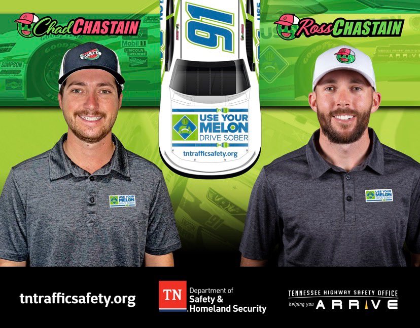 .@chadchastain36 is returning to @dgm_racing_ this weekend at Nashville in the No. 91 #ProtectYourMelon @TeamChevy!