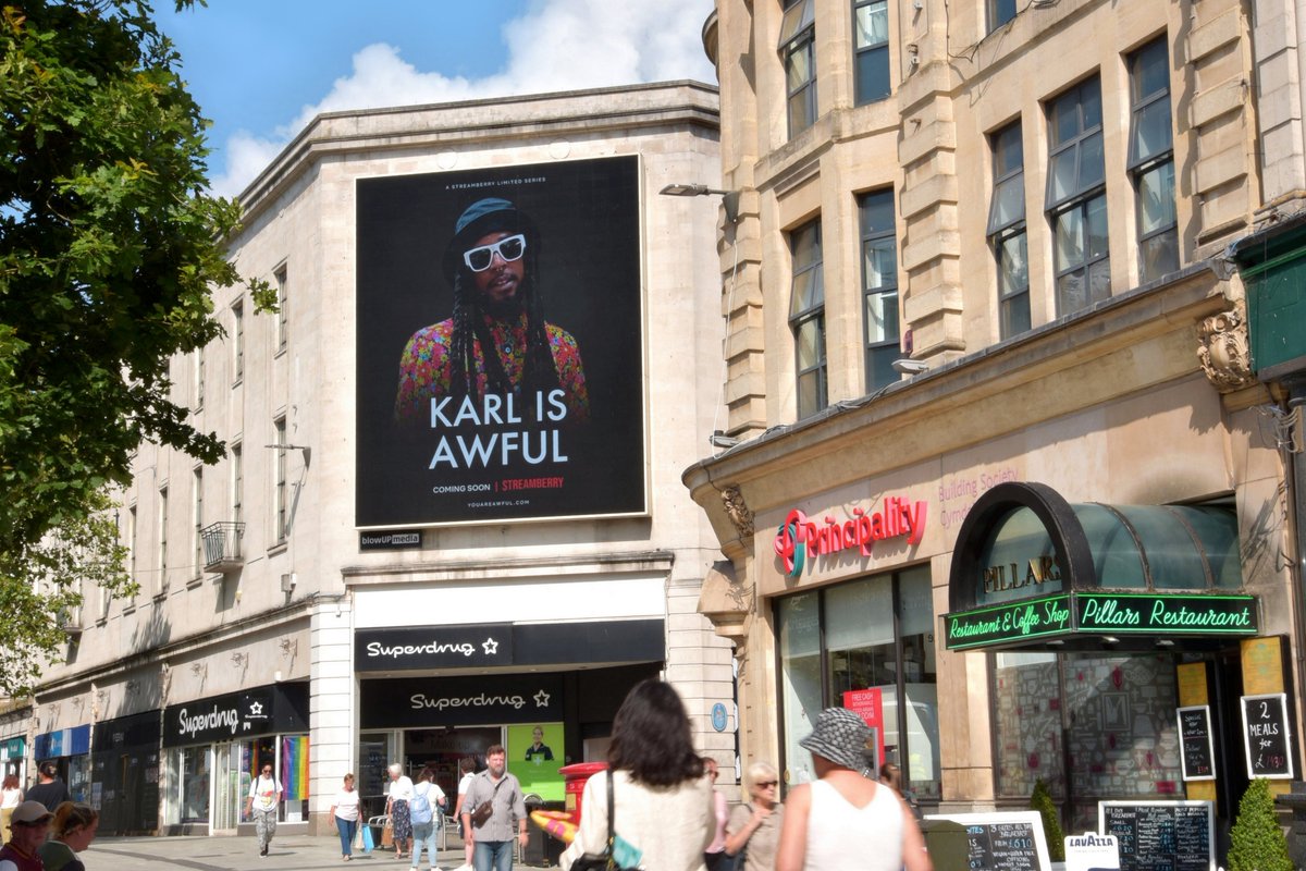 Karl Is Awful, now streaming in Cardiff. #YouAreAwful