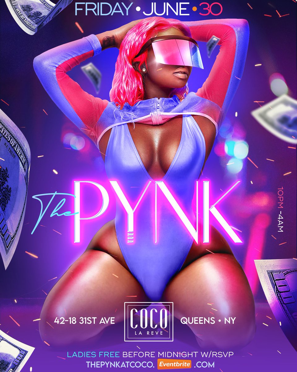 💸🔮💞 THE PYNK 💞🔮💸

Dezigned for #KLIENTZ 🛸
Dezigned by <a href="/kreateyou/">KreateYOU.com</a> 🎩

Webzite open 🔮
WWW.KREATEYOU.<OM

#ThePYNK
#cocolareve
#pynk

#Klubflyer #Clubflyer
#Eventzflyer #Eventsflyer
#partyflyers