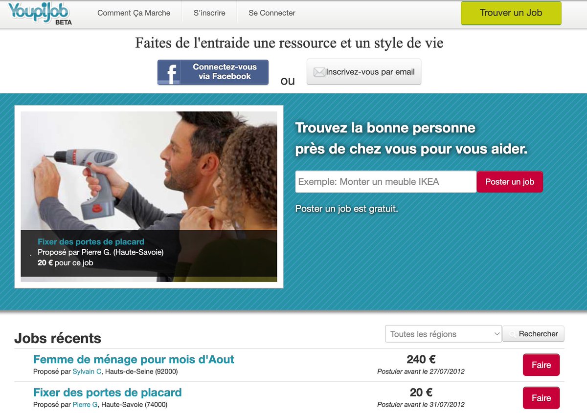 Jeudi nostalgie : La toute première version de YOOJO
C'était en 2012 et on s'appelait Youpijob à l'époque. 
Le site a bien changé ! 

#TBThursday #TBT