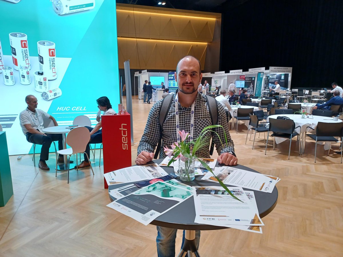 itenergia's tweet photo. Our experts in #battery cell and management Sebastián Llopis and Juan Gilabert assist to the #AABC (Advanced Automotive Battery Congress), where show some of our projects  
🗓️19-22 June 
#EÓN #BATSENS #REBALIRE #ELECOUCH #COMPAUTO @GVAivace @GVAinnova @itenergia https://t.co/uLaY59cKo6