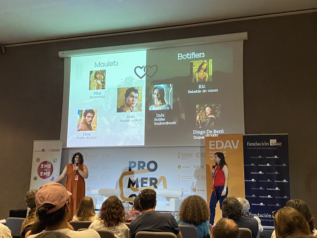 <a href="/AVANT_asoc/">AVANT</a> <a href="/AVAPI9/">AVAPI</a> <a href="/fundacionsgae/">PAlHl</a> <a href="/GVAivc/">Institut Valencià de Cultura - GVA</a> <a href="/FilmarketHub/">Filmarket Hub</a> <a href="/SgaeAudiovisual/">SGAE Audiovisual</a> <a href="/apunt_media/">À Punt</a> Seguim a #OneToOne amb “Maulets i Botiflers” de Victoria Avinyó i Celeste García!
