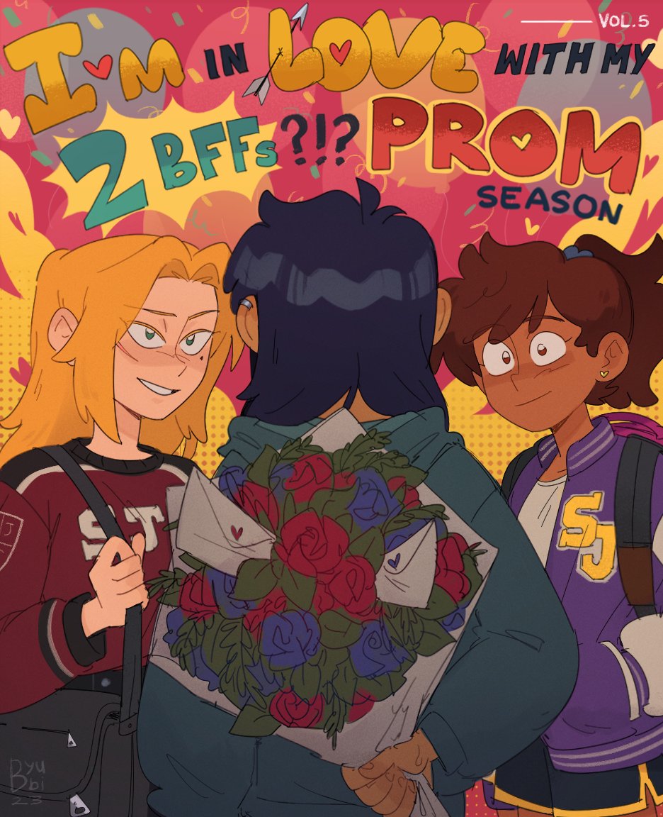 Senior prom is here! and things are heating up in 'I'm in Love with my 2 BFFs?!?' #sashannarcy #amphibia