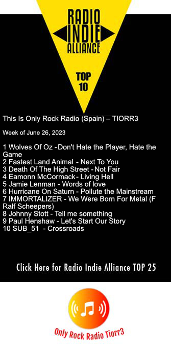 www.onlyrockradio.com (@only_rock_radio) on Twitter photo Top 10 onlyrockradio.com next week:
TIORR1
1The Crime Scene Cleaners-Where Did The Love Go <a href="/SceneCleaners/">The Crime Scene Cleaners</a>
2bryden-bryden <a href="/brydenofficial/">bryden</a>
3Reverend Genes-Left And Right <a href="/reverendgenes/">Reverend Genes</a>
4MATD-Me And My Dog <a href="/matd_band/">MATD</a>
5The Foam Heads-New Desire <a href="/FoamHeadsUK/">TheFoamHeads</a>
6Whynotfrank-Waiting Top 10 onlyrockradio.com next week:
TIORR1
1The Crime Scene Cleaners-Where Did The Love Go <a href="/SceneCleaners/">The Crime Scene Cleaners</a>
2bryden-bryden <a href="/brydenofficial/">bryden</a>
3Reverend Genes-Left And Right <a href="/reverendgenes/">Reverend Genes</a>
4MATD-Me And My Dog <a href="/matd_band/">MATD</a>
5The Foam Heads-New Desire <a href="/FoamHeadsUK/">TheFoamHeads</a>
6Whynotfrank-Waiting