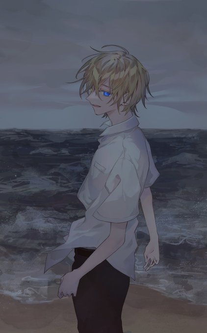 「beach blue eyes」 illustration images(Latest)｜4pages