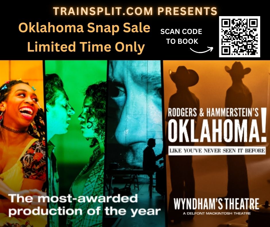 TrainSplit's tweet image. 🎭 Don't miss out on our Snap Sale show of the week! The multi-award winning, 'absolute knockout' (Telegraph) is here for a limited time only. Grab your tickets before 10am this Friday and experience the theatrical magic! ✨ #TheaterDeals #LimitedTimeOffer #Trainsplit