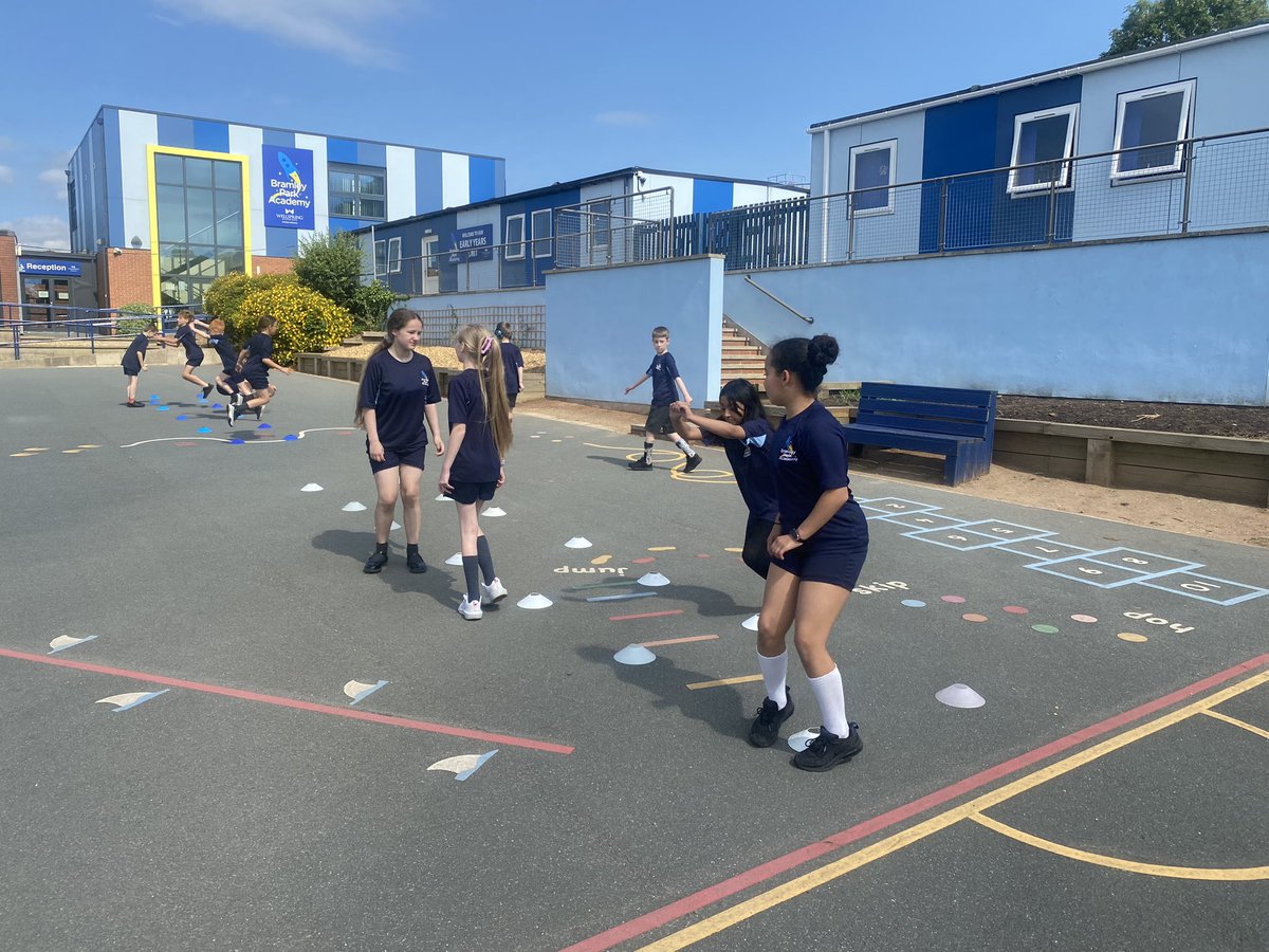 MissKLMarr's tweet photo. Amazing Pe lesson today with @Tul18 looking at pace in running and also the best techniques to apply when jumping. Everybody got involved and had great fun! Even staff!! @bramley_park https://t.co/HdG8Um37Yk