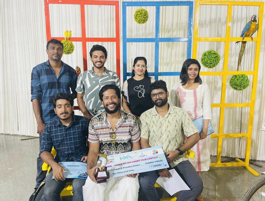 nitinthomas's tweet photo. Metro Boy won 3rd at KMRL - AMMA Short Film Contest.
๐คฉ๐โค๏ธ๐ฅ
#metroboy #shortfilm #kmrl #amma #3rd #filmmaking #acting #actor #actorslife https://t.co/ihXk7eTeh5