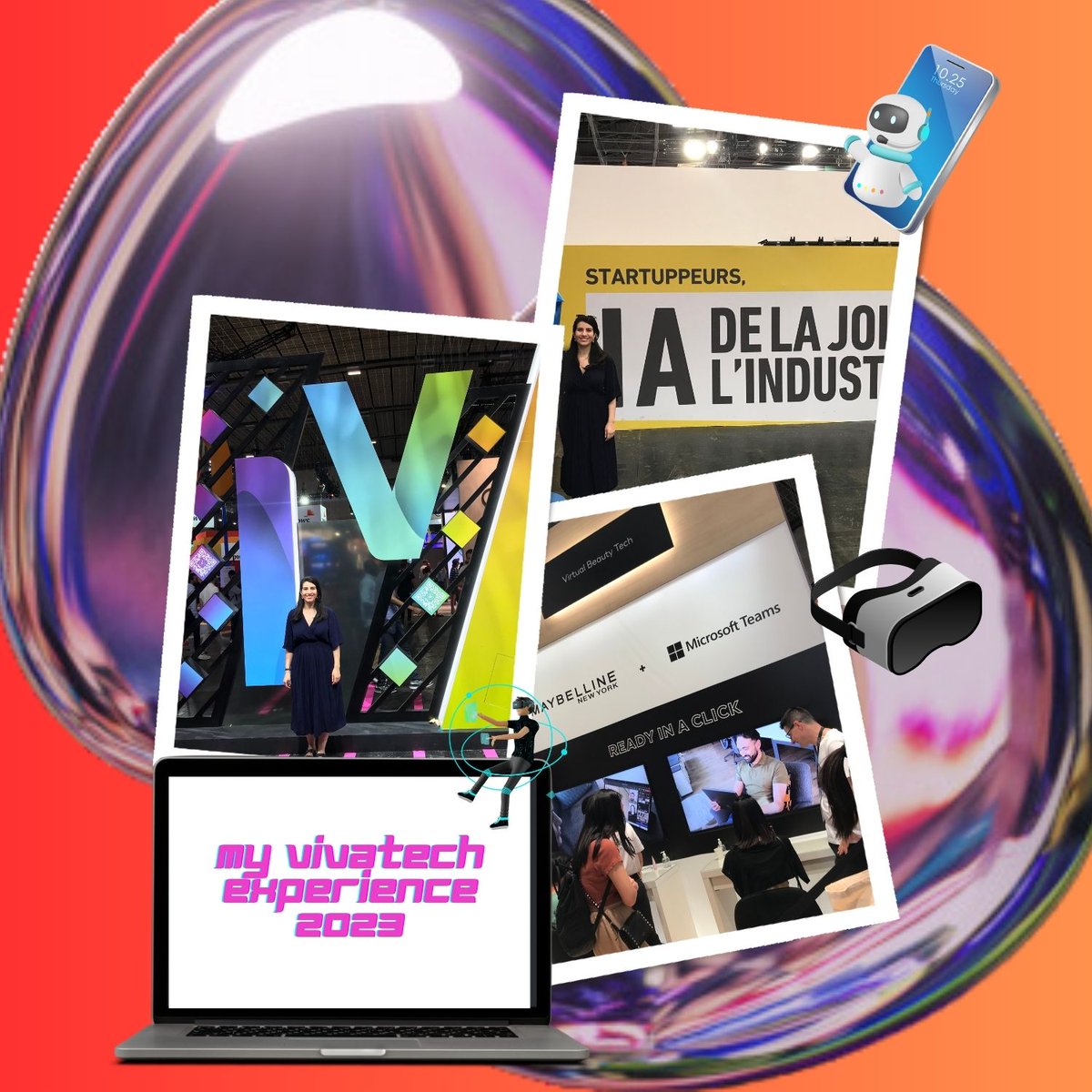 👉🏻 Quick Recap of My VivaTech 2023 Experience!
🙅🏻‍♀️While I didn't have the chance to meet <a href="/elonmusk/">Elon Musk</a>  Musk this time ... 
I was thrilled to discover the collaboration between <a href="/Microsoft/">Microsoft</a> Teams and <a href="/Gemey/">Gerard Meyer</a> PARIS-MAYBELLINE ready in a click🔥!
#IA #EmpoweringWomen #MBAMCI #VivaTech2023