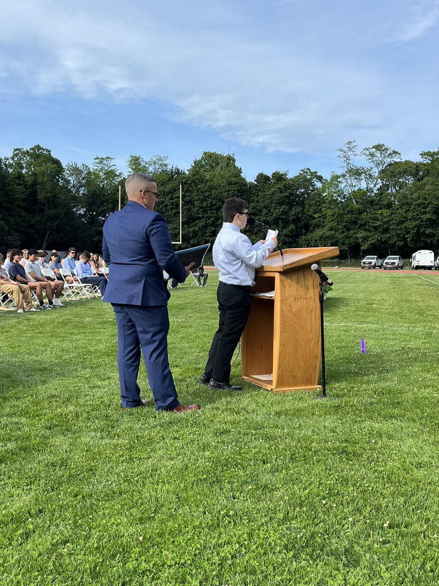Perfect evening to celebrate our eighth graders moving up to the High School! <a href="/PJprincipalBW/">Brian Walker</a>