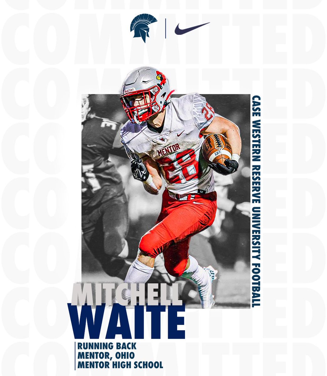 Officially a Spartan!
Welcome to CWRU, <a href="/mitchwaite28/">Mitch Waite</a>!
#BlueCWRU #RollSpartans