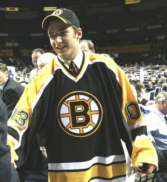 20 years ago today Patrice Bergeron was selected 45th overall by the Boston Bruins in the 2003 NHL Draft