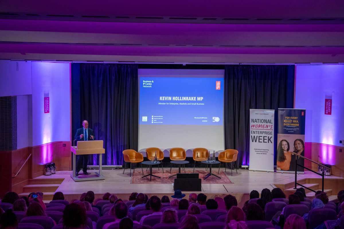 Last night's <a href="/NWEW2023/">National Womens Enterprise Week</a> event was an incredible celebration of women in business, launched by our ambassador <a href="/AlisonCork/">Alison Cork MBE</a> with speeches from Dame Carol Black, Chair, British Library, Liz Jolly, Chief Librarian &amp; <a href="/KevinHollinrake/">Kevin Hollinrake MP</a>, Minister for Enterprise, Markets and Small Business.
