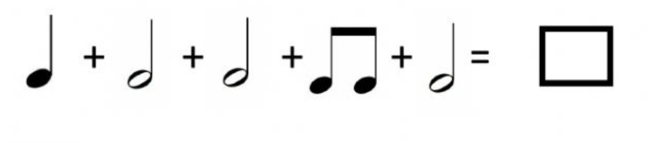 #TheoryThursday Can you solve this musical math problem? How many beats does this equation equal?
A) 5
B) 6
C) 7
D) 8