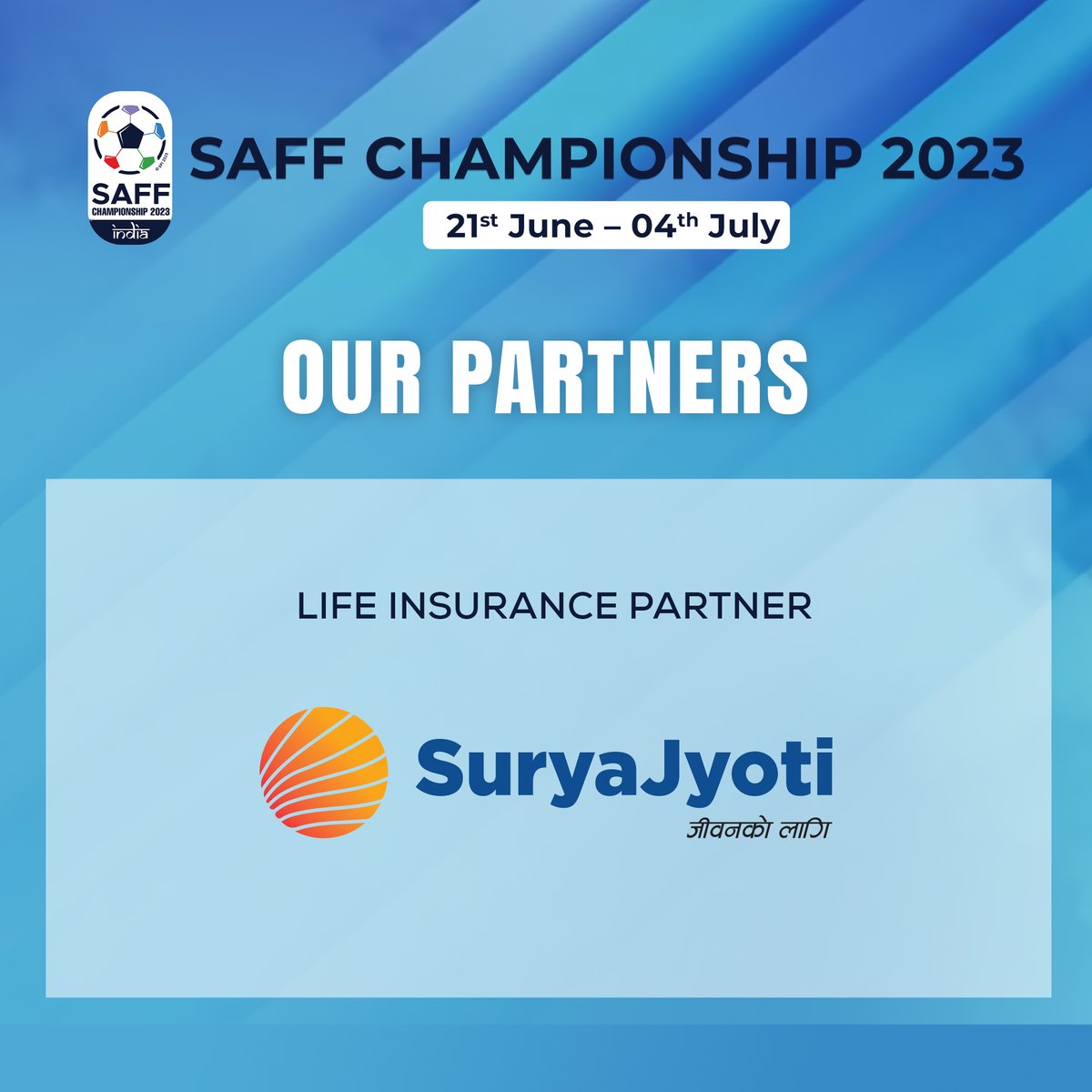 KantipurTVHD's tweet photo. Thank you for being a part of SAFF Championship 2023 with Kantipur TV HD.
#Lifebuoy #Hondagrazia #UNIGLOBE #SuryaJyotiLifeInsurance #benconepal #marvelpipes #RealFruitPowerNepal #neoqualityliving #CenterFruit #salesberry #bhakundonepal #SAFFChampionship2023 #SAFF2023 #SAFF https://t.co/pPverxPUXJ