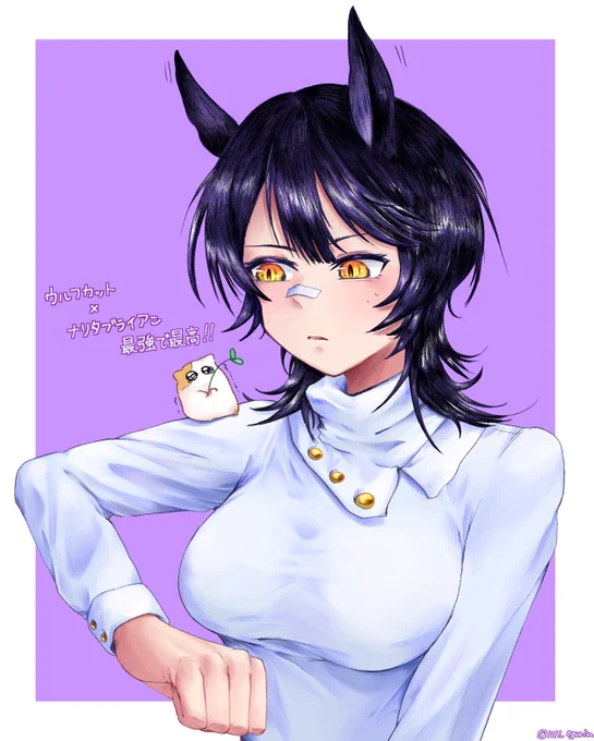 れんまさんのウルフカットナリブに一目惚れしてから遅くながらですが描かせて頂きました もう本当に最高&最高で描いてて楽しかったです…!