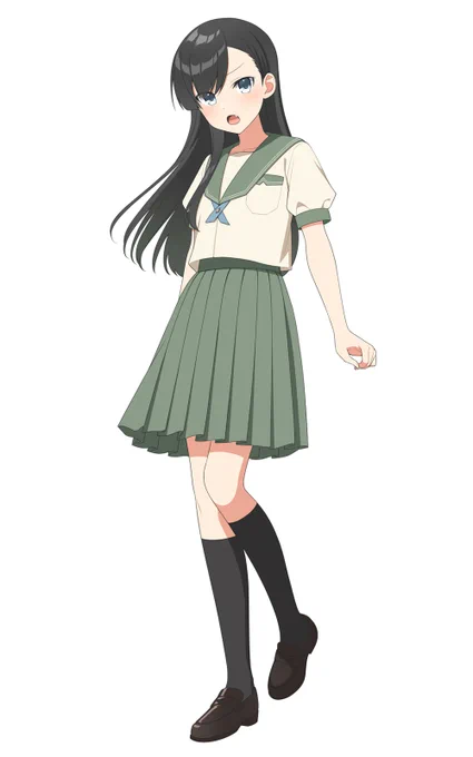 #あなたのみどり色の作品を見せてください みどりのセーラー服。