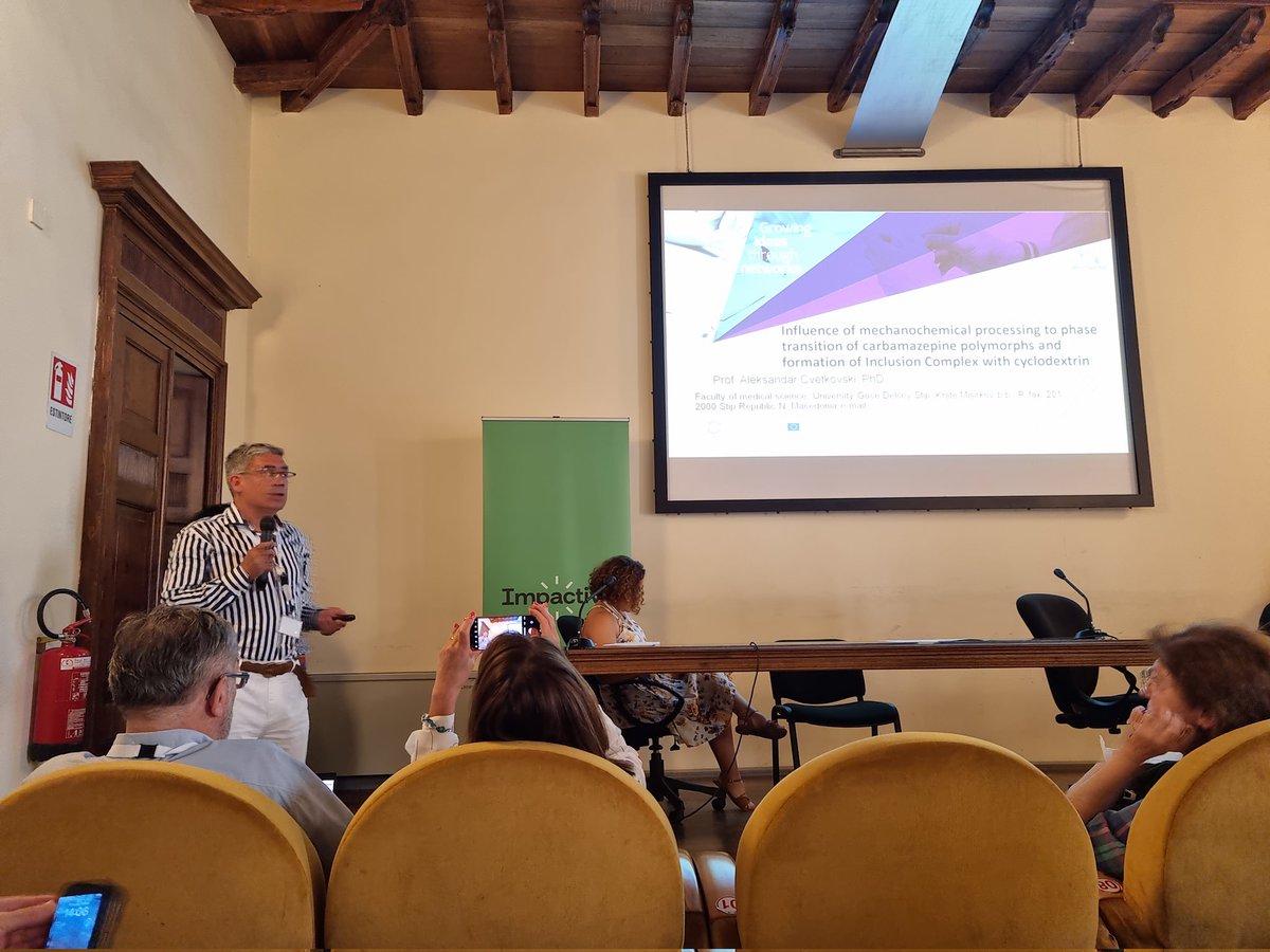 The first talk after lunch break is being delivered by Alexandar Cvetkovski <a href="/COSTprogramme/">COST</a> <a href="/beyondbenign/">Beyond Benign</a> <a href="/EuChemS/">EuChemS</a> <a href="/YoungChemists/">EYCN</a>