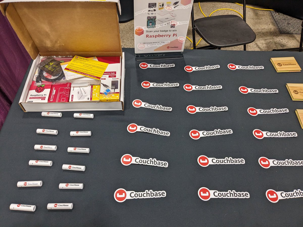 mgroves's tweet image. Good morning #KCDC2023! Stop by the #Couchbase booth, and let&apos;s talk databases.