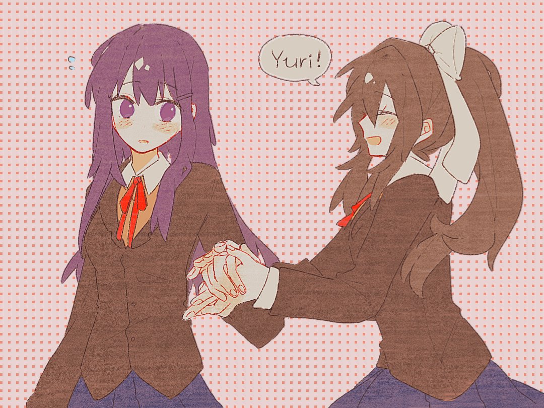 DDLC #DDLCfanart monika/yuri！