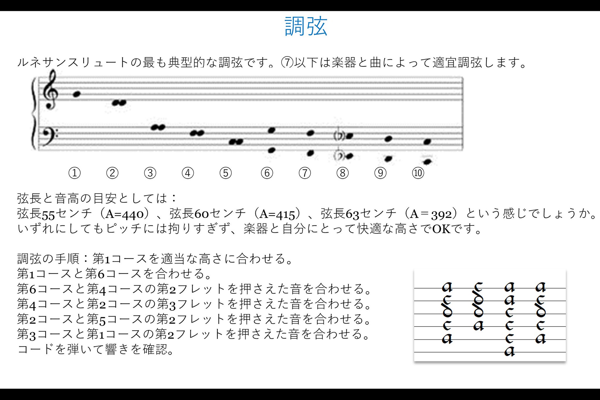 7コース　ルネッサンスリュート Taro Takeuchi /竹内太郎 on X: 