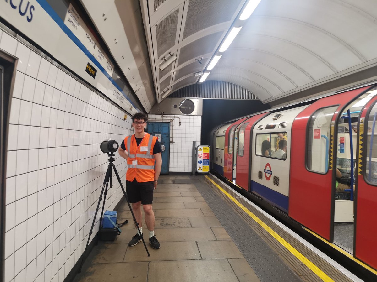 🚃🦠 Yesterday was the @metasub Global City Sampling Day! We took air samples along the London Underground, which will be analysed for bioaerosols. We at @ERGAerosol and @ERGImperial are so pleased to contribute to building a global map of the urban microbiome! 🗺️ #gcsd2023