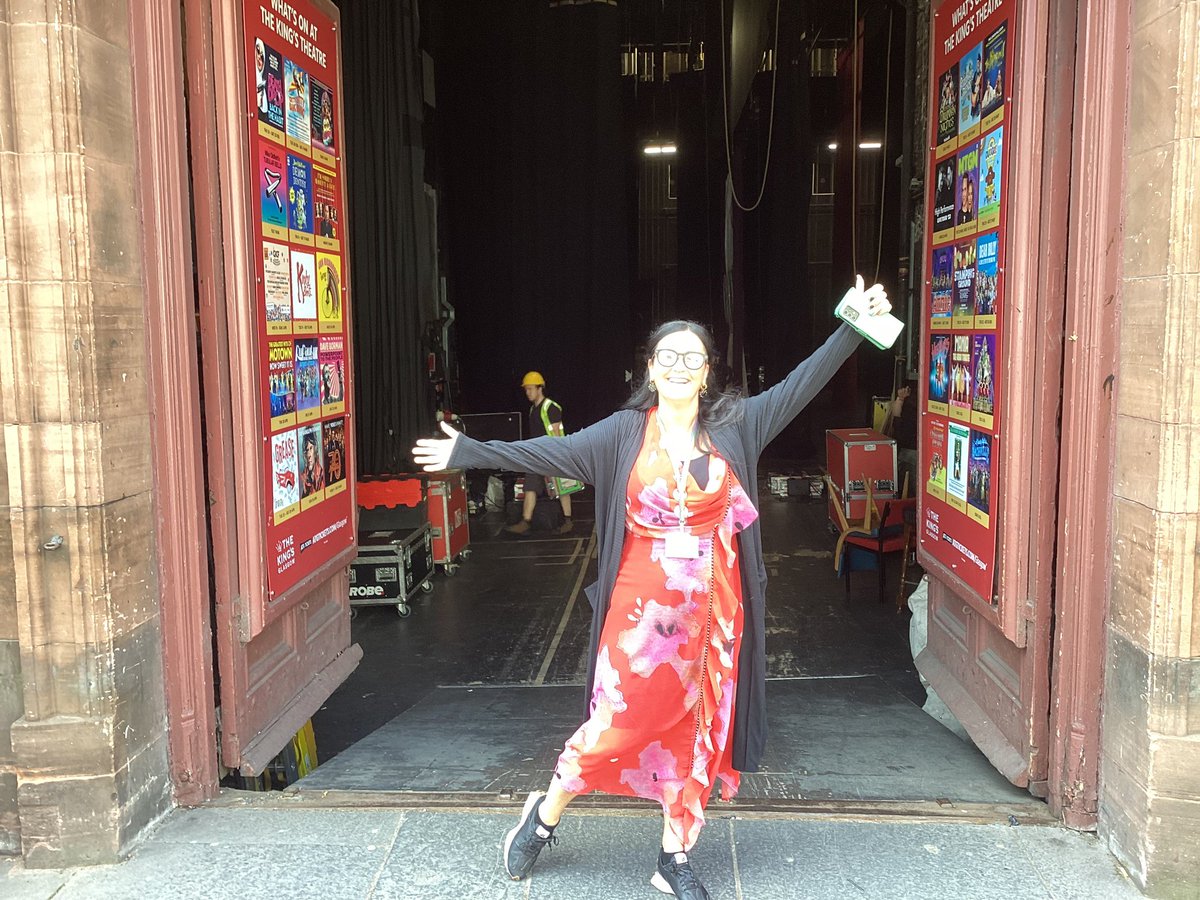 An often unsung hero of #DearBilly, our producer <a href="/NTS_karen/">Karen Allan (she/her)</a> at dock doors of The Kings. 

There’s still some availability &amp; <a href="/NTSonline/">National Theatre of Scotland</a> have done a good job of trying to keep tickets pretty affordable. #producerlove ❤️
<a href="/KingsandRoyal/">The King's Theatre & Theatre Royal</a> <a href="/TheGaryMcNair/">Gary McNair</a> <a href="/simonswimmer/">simon liddell</a> @jill_lorean