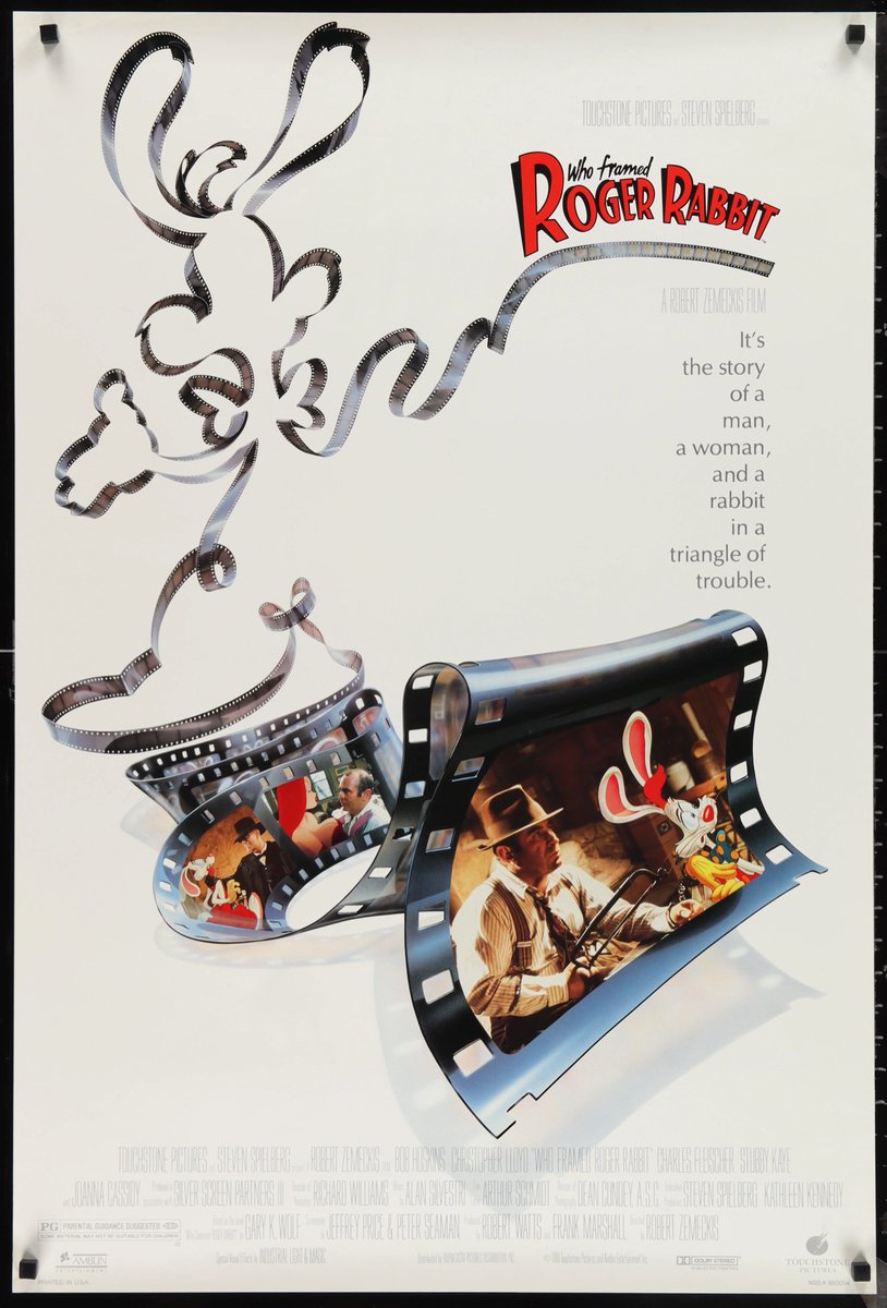 Happy 35th Anniversary to Who Framed Roger Rabbit! A project where both Disney and Amblin were both at their peak!