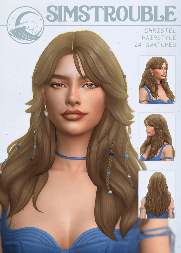 Christen Hairstyle (4 Versions) by simstrouble 
thesimsbook.com/christen-hairs…
#sims4 #sims4cc #sims4mod #s4 #ts4 #s4cc
