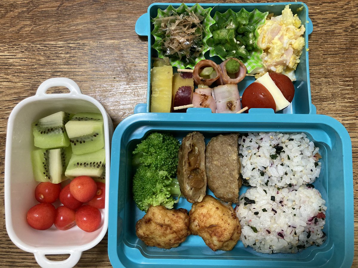 本日のお弁当です🍱

#パパ弁当　#お弁当の記録　#子供のお弁当