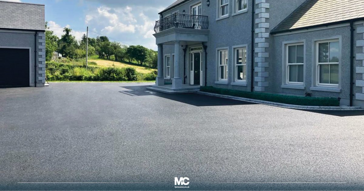 FPMcCann's tweet photo. FP McCann recently completed this surfacing job in Brookeborough, Co. Fermanagh for Christopher Conwell. We carried out surfacing on the driveway and complete area around this stunning dwelling.

sales@fpmccann.co.uk / https://t.co/6G8Bf0dYWi

#fpmccann #drivewaysurfacing https://t.co/m7FWVOFoS8