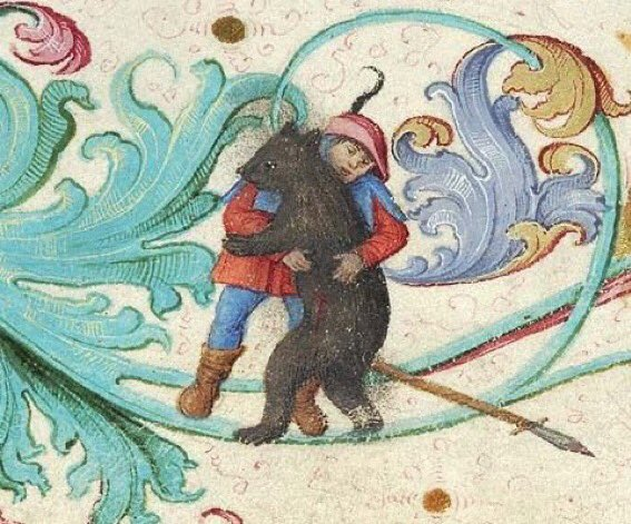 bear hug, germany, 16th century