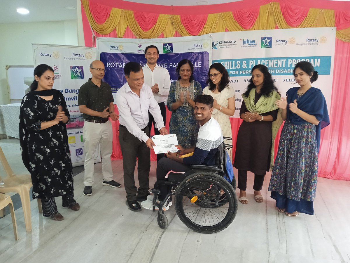 TheKshamata's tweet photo. We at KIF have completed an IT Skilling &amp; Placement Programme for Persons with Disabilities (PWDs).

This program falls under our flagship Vocational Training Program – JIVICA and aims to ensure improved opportunity, inclusivity, &amp; overall economic and social development of PWDs. https://t.co/jzOIPuTDzA