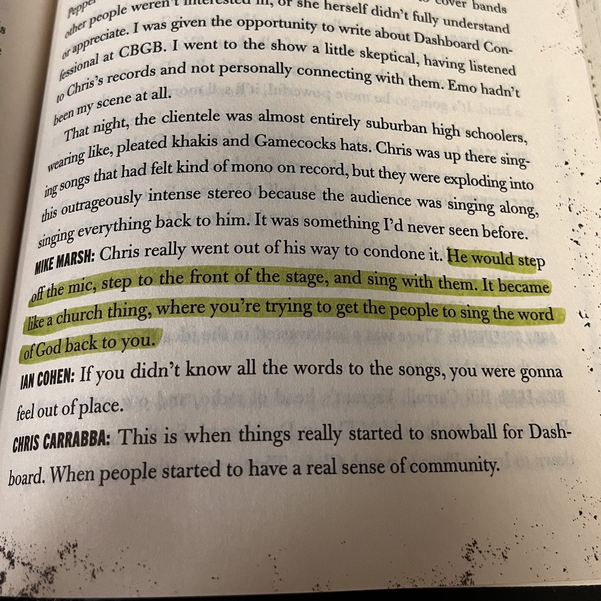chloe 🫧 on Twitter "the first time i saw underoath spencer chamberlain
