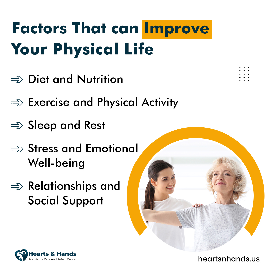 Unlock the Secrets🤫 to a Better Physical Life: Discover these Essential Factors for Optimal Well-being🙆!

#physicallife #improvephysicalhealth #physicallyfit #sleeproutine #exercise #exercisemotivation #stressbuster #socialsupport #rehabcenter