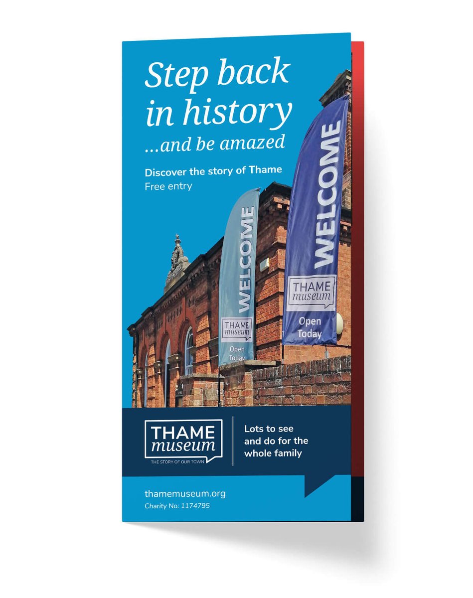 TinstarDesign's tweet image. The creation of this tri-fold DL leaflet for Thame Museum was sponsored by Martin &amp;amp; Co Oxford, a long-time supporter of the museum. The leaflet was designed to be engaging, informative and easy to browse. buff.ly/3Pry5JI #leafletdesign #graphicdesign #printmanagement