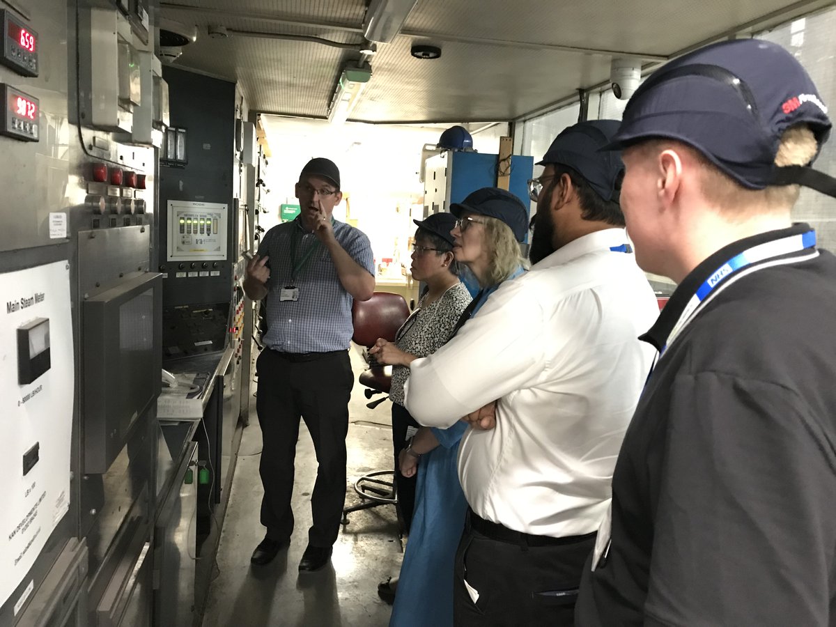 Behind the scenes with Estates event 4/5 is completed.
Thank you to everyone who came to the Boiler House tour to hear Jon (Environmental Services) and Richard (Sustainability) talk about how we heat our hospital. It probably isn't every day that you need to wear a hard hat!👷‍♀️