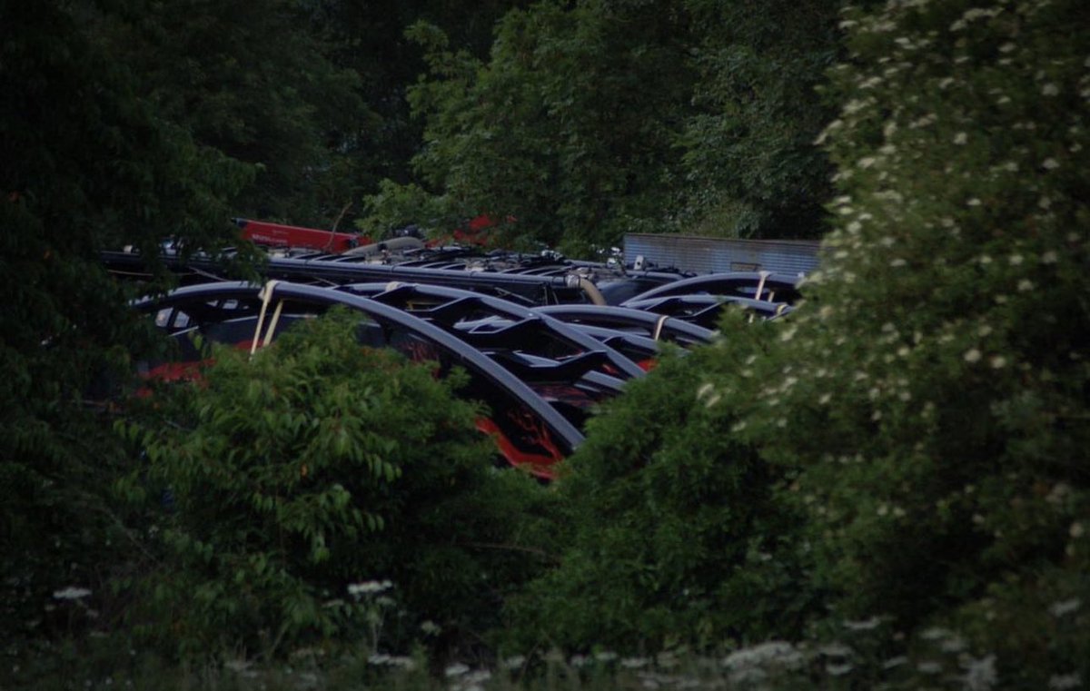 Someone has already sniffed out the storage location of the new Nemesis track. Located offsite a few minutes drive from the theme park. 

You enthusiasts never fail to amuse me 🤪

Photo cred: CoasterLytical on IG 📸