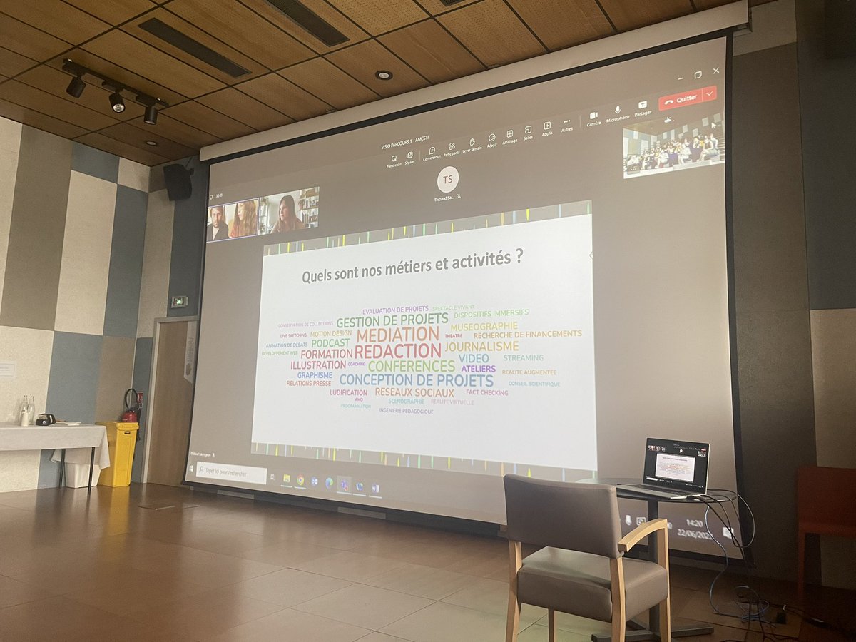 #Amcsti2023

♻ A la #CasadieScenze <a href="/Cita_Bastia/">Cità di Bastia</a>, les congressistes s'interrogent sur les actions que les professionnels mettent et peuvent mettre en place autour des transitions écologiques, sociales, et démocratiques