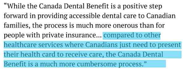 SpringboardPol's tweet image. And part 5 of the series puts a spotlight on the new Canada Dental Benefit and why lowering the hurdles to access are key to making it work medium.com/@springboardpo…