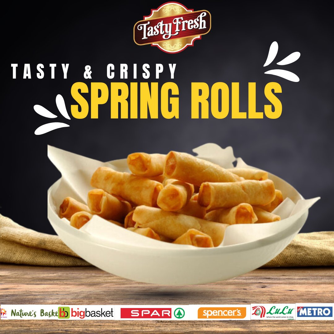 Tasty & Crispy .😋😋😋😋😋
Veg Spring Rolls
.
.
.
.
.
#vegspringroll #vegsamosa #spar #umanga #Siriusfoods #frozensnacks #Tastyfresh #Vegspringrolls #paneermomos #BlueFlame #foodie #tasty #yummy #Blueflame #foods #spinachpotatosamosa #Paneerparatha #bigbasket