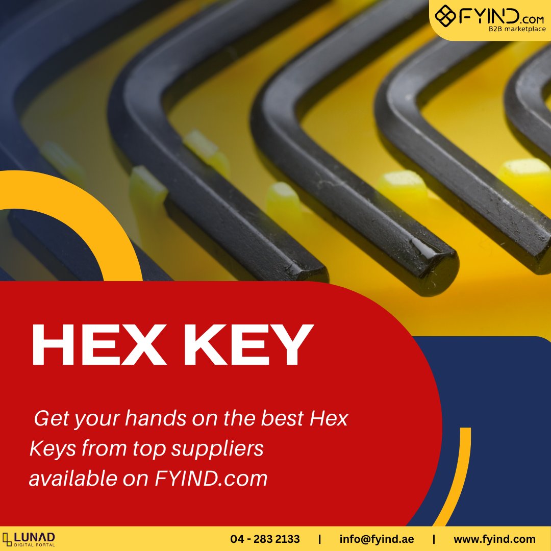 FYIND_COM's tweet photo. 🔔 Experience precision, durability, and performance like never before. Get your hands on the best hex keys from top suppliers available on FYIND. Check now - https://t.co/Mgtgt1GZ92

#UAE #KSA #b2b #marketplace #handtool #wrench #hexkey #الإمارات #السعودية #تسويق_الكتروني https://t.co/OjjIt4fs14