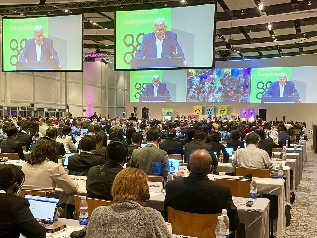 VenanceMajula's tweet photo. I am privileged to be amongst the @TuicoUnion’s delegates attending the IndustriALL Global Union’s Mid-Term Policy Conference from the 20th to the 22nd of June 2023 at CTICC in Cape Town, South Africa. 

The Conference discusses the progress made in the implementation of the Action Plan as well as elaborates on the current and future challenges for IndustriALL Global Union, of which TUICO is an affiliate.

We are discussing eliminating growing inequalities in the world, building union power through organising, strategies and actions towards companies and brands and shaping our future through Just Transition.

#IndustriALL2023 #JustTransition