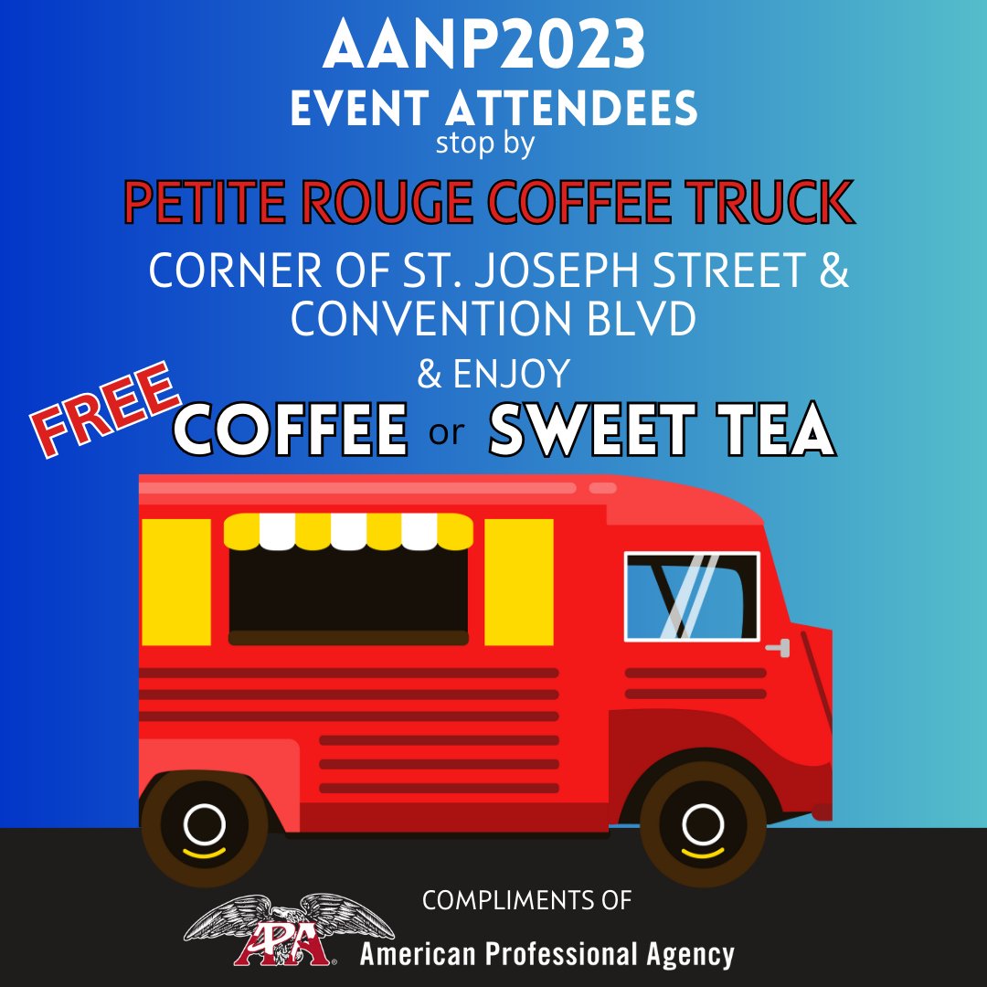 #AANP23 Convention Attendees, stop by the corner of St. Joseph Street & Convention Blvd for a sweet treat on us!  American Professional Agency Leaders in Medical Liability Insurance #malpracticeinsurance #AANPCONVENTION23 #AANPCONVENTION2023 #NURSEPRACTITIONERS