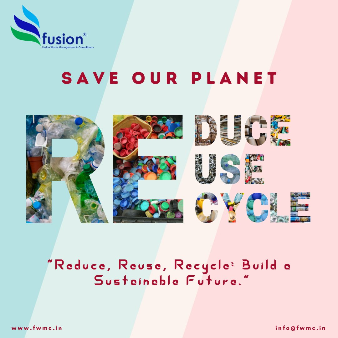 RRR (Reduce, Reuse, Recycle) - A pathway to sustainable waste management and a cleaner future. #ZeroWaste #FWMC #RRR #ReduceReuseRecycle #SustainableLiving #WasteManagement #GreenLiving #ZeroWaste #GoGreen #RecyclingMatters #CircularEconomy #Sustainability