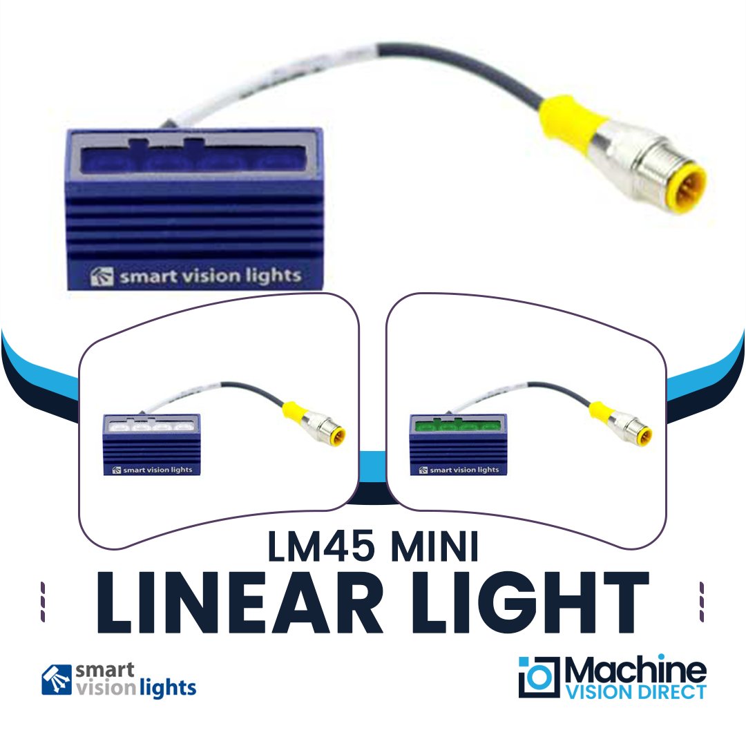 MVDirect's tweet photo. The LM45 is the most compact light in Smart Vision's Mini Lini series. At just 45mm in size, the LM45 package up to 42,000 Lux in its compact frame.  
 
https://t.co/mQCbX4pT1L https://t.co/JKtCzXfdyo