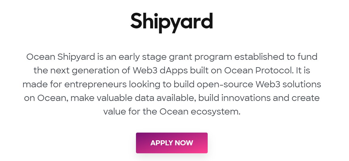 15/ Join @oceanprotocol Shipyard's transformative journey for limitless opportunities to chase your dreams.
Let creativity urge you to the #ocean's edge, where boundaries of the data economy are steadily broadened.
Discord: discord.gg/TnXjkR5
Website: oceanprotocol.com