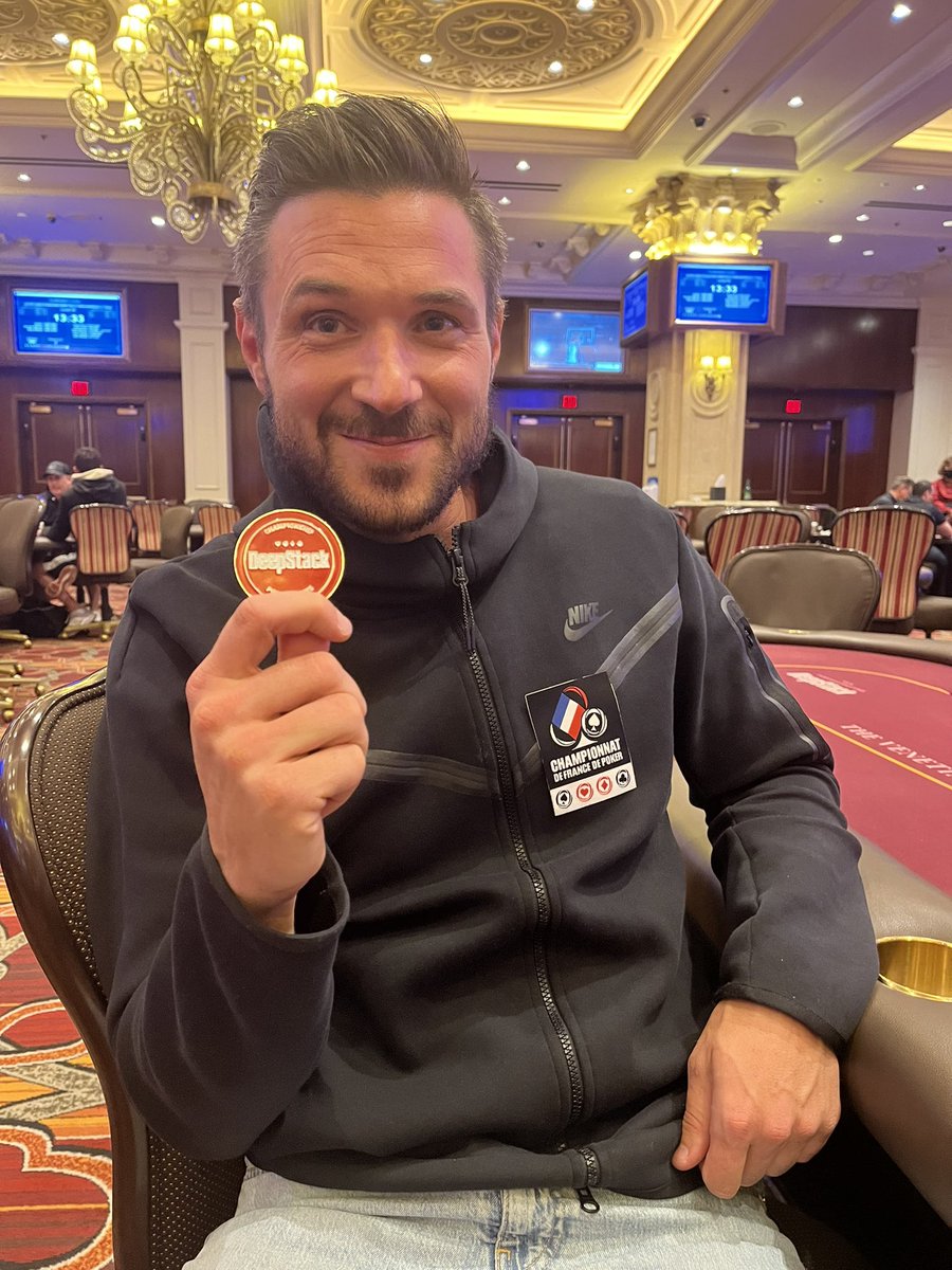 🔥 La victoire à Las Vegas ! Notre ambassadeur Championnat de France de poker Pierre Merlin <a href="/Lenchanteur_/">Merlin Pierre</a> remporte l’Event #34 Ultimate Stack 800$ au Venetian pour près de 70 000$ ! 🏆🎉 
Rejoignez-nous du 7 au 17 septembre au <a href="/pasinogrand/">PASINO GRAND</a> d’Aix-en-Provence 🔥 #poker #win