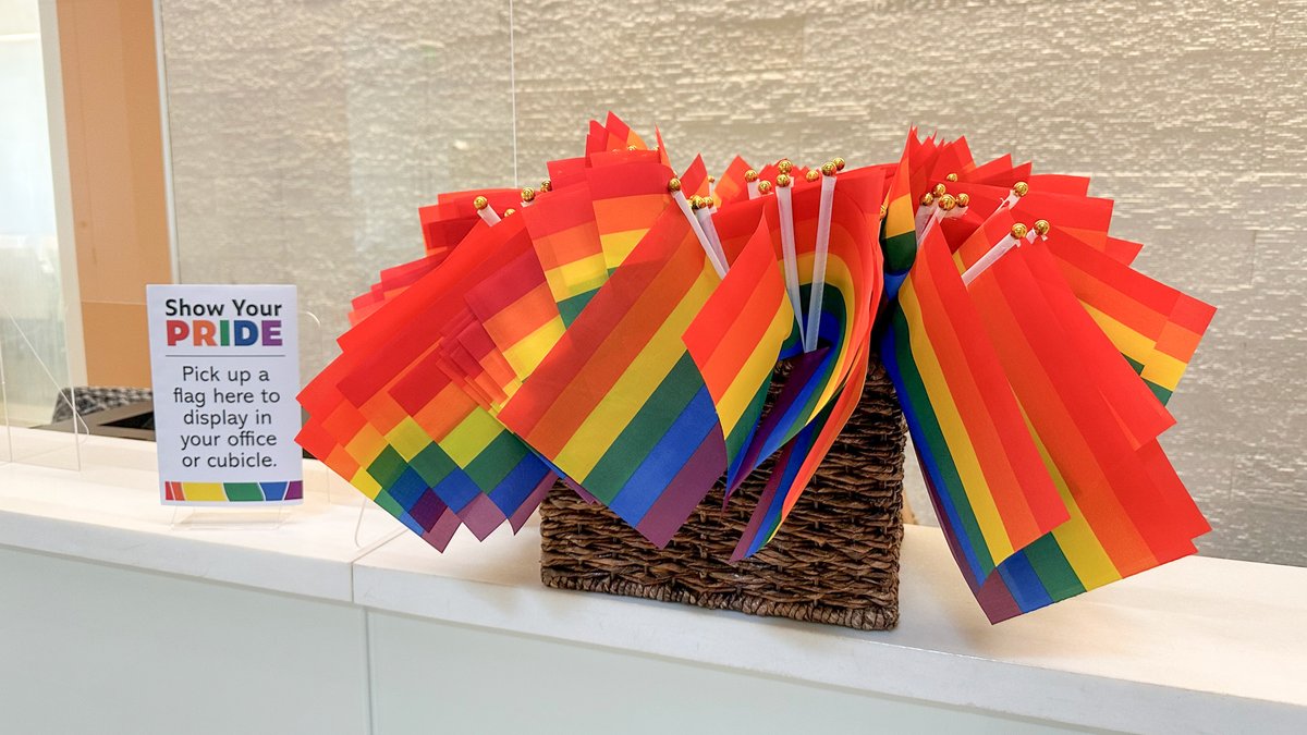 Members of YC’s Diversity, Equity &amp; Inclusion Committee and the LGBTQ+ Affinity Group were excited to provide firm employees with Pride Flags to display in their offices or cubicles! 

Read more about DEI’s impact on the firm: okt.to/wEJrRx