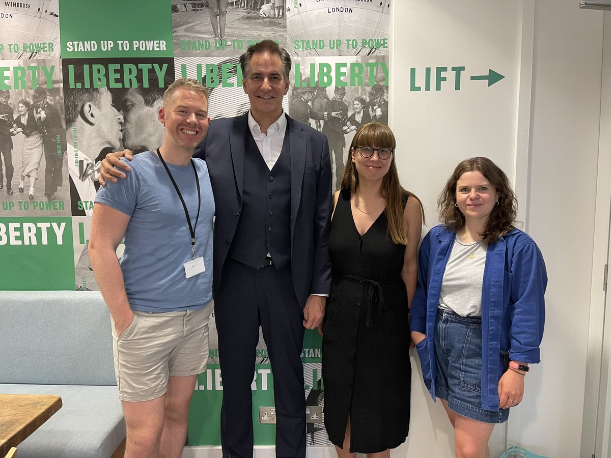 Peter Stefanovic (@peterstefanovi2) on Twitter photo It was a huge honour to meet the team at <a href="/libertyhq/">Liberty</a> today who are taking legal action against Home Secretary Suella Braverman over her undemocratic decision to ignore Parliament & make law by the back door.
Please support them if you can
#DefendDemocracy crowdjustice.com/case/stop-brav… It was a huge honour to meet the team at <a href="/libertyhq/">Liberty</a> today who are taking legal action against Home Secretary Suella Braverman over her undemocratic decision to ignore Parliament & make law by the back door.
Please support them if you can
#DefendDemocracy crowdjustice.com/case/stop-brav…